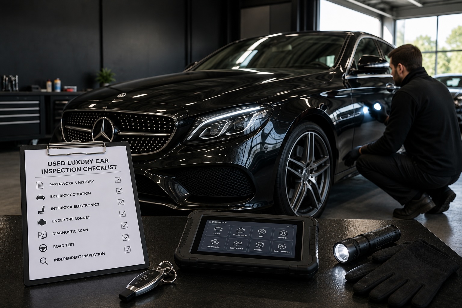 How to Inspect a Pre-Owned Luxury Car Before Buying